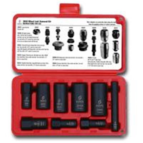 Sunex Sunex 9 Piece 1/2 Inch Drive Wheel Lock Removal Kit SU92829